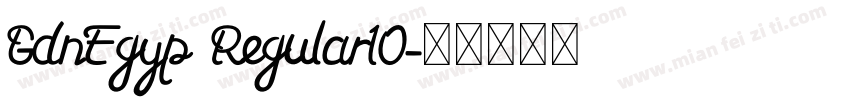 GdnEgyp Regular10字体转换
